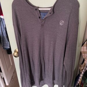 Men's Casual Gray Button Down Shirt